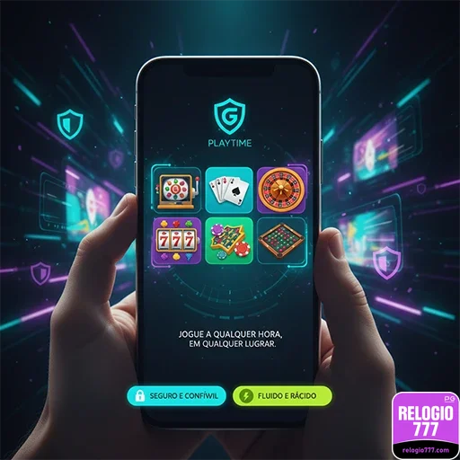 relogio777 - app exclusivo - Interface do App